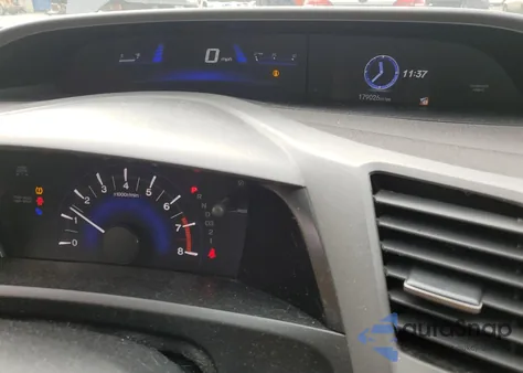 2012 Honda Civic Lx from USA, damaged, VIN 19XFB2F52CE087883